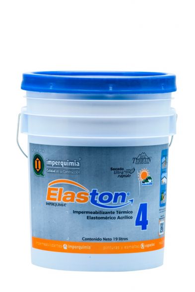 Impermeabilizante Acrílico Elaston 4 BLANCO 19 Litros - ImperFas